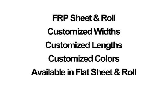 4X8 Glass Fibre Fiber Reinforced Plastic Panels for Ceiling Covering 